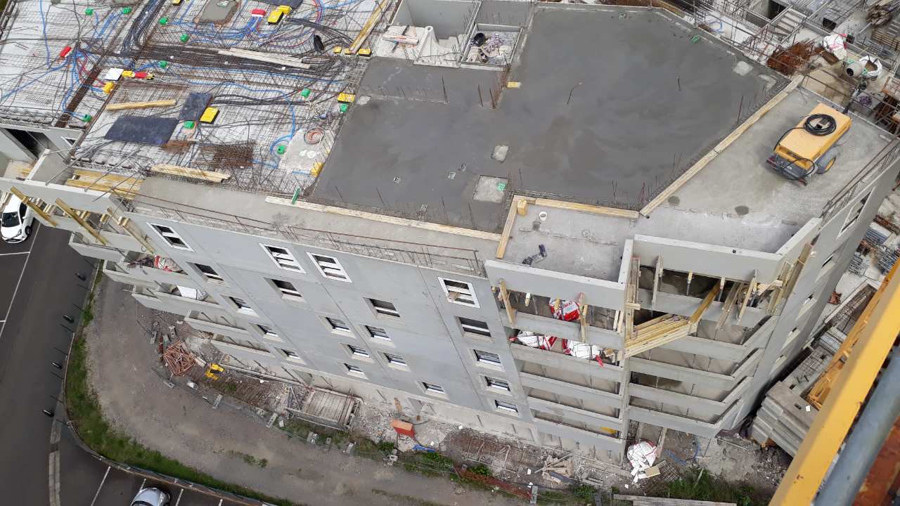 31-05-2019-Dalle-du-6ème-étage-en-cours