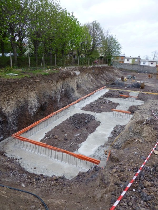 19/04/2013 - Fondations coulées Campus II