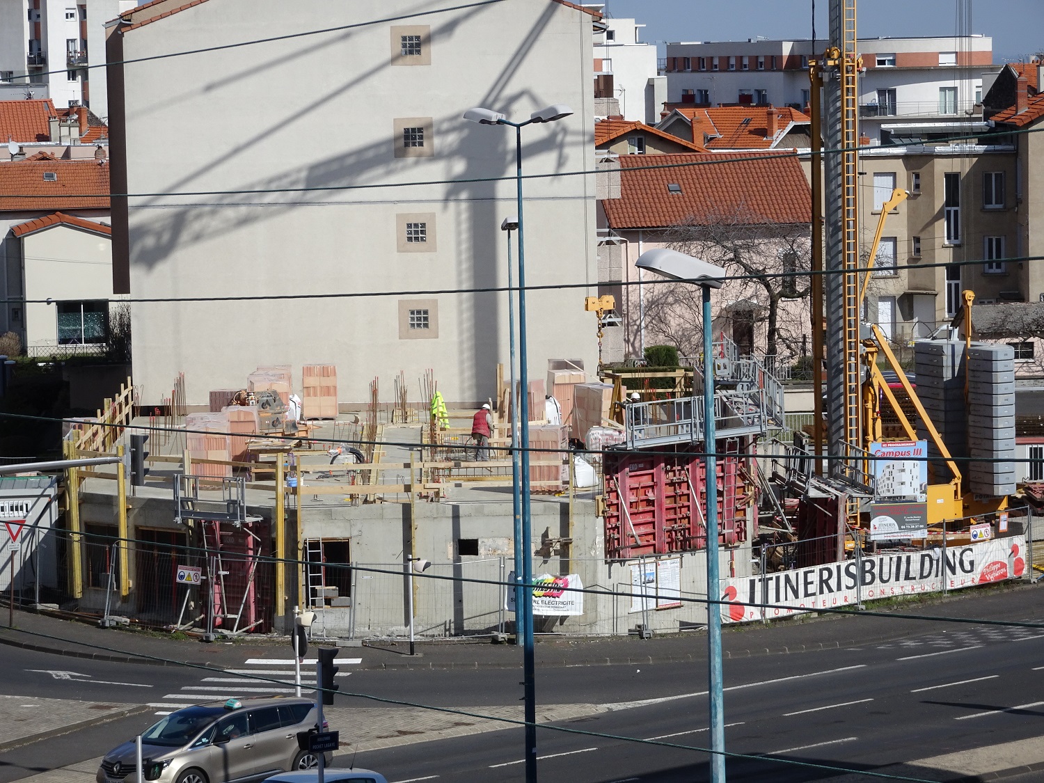 21-03-2018 - Dalle du 1er étage coulée