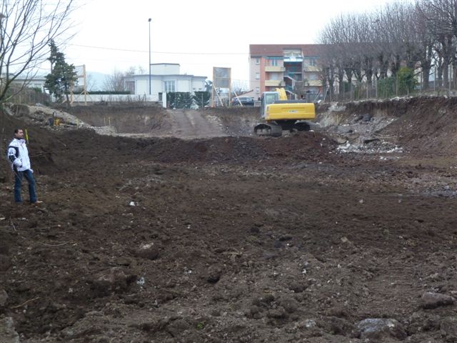 27/02/2013 - Travaux de terassement en cours