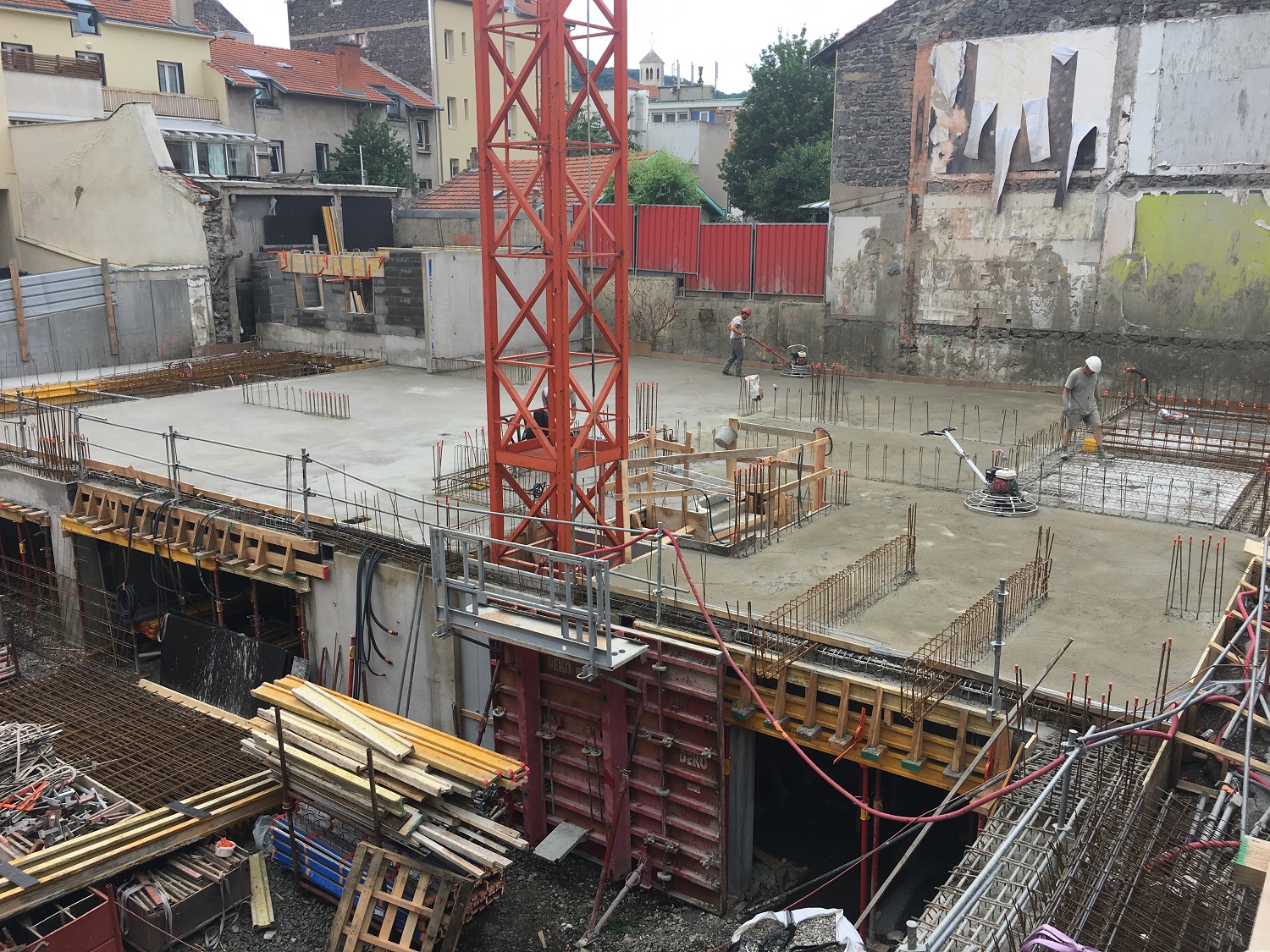 28-06-2017 - Coulage partiel dalle du Rez-de-chaussée