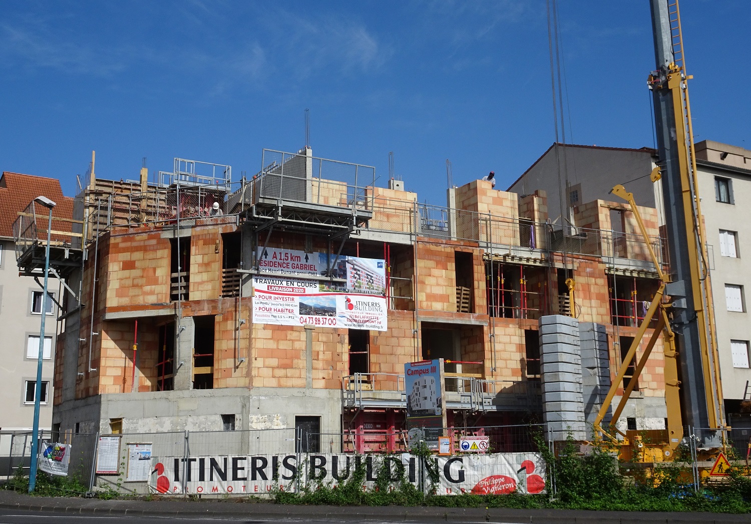 30-05-2018 - Murs du 3ème étage en cours d élévation