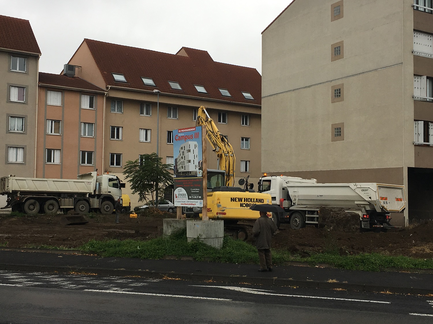 06-11-2017 - Début des travaux de terrassement