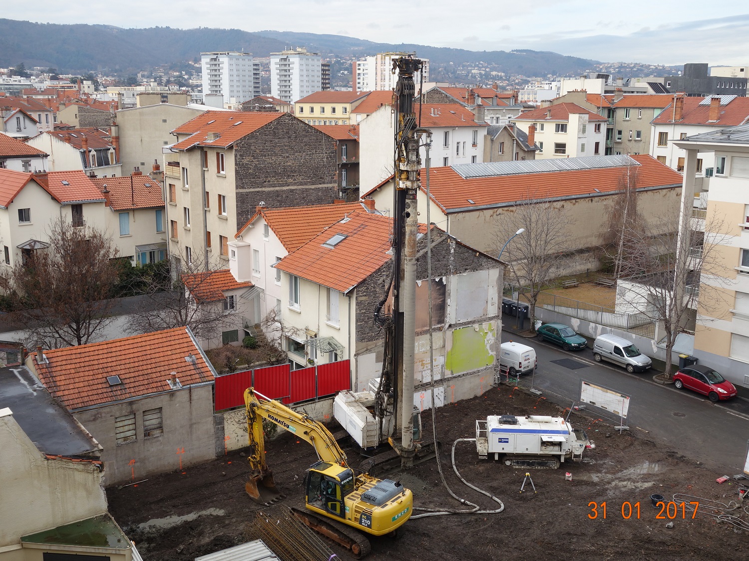31-01-2017 - 1ère phase fondations sur pieux