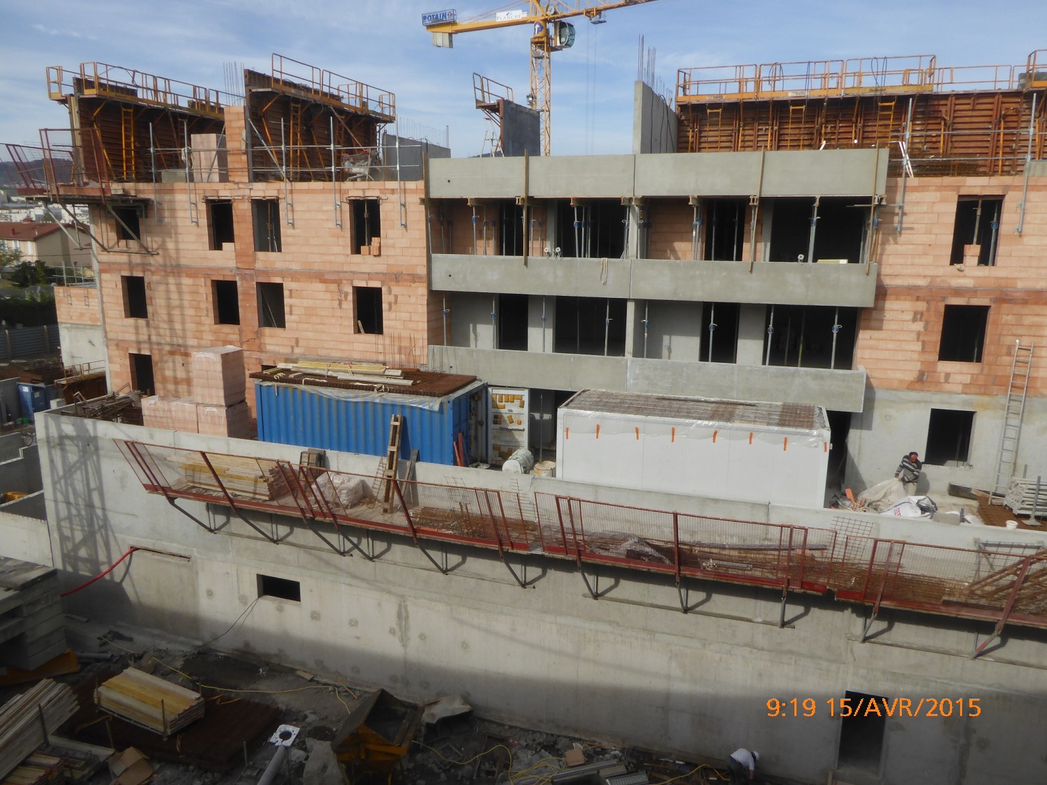 5 - 15-04-2015 - Murs du 4ème étage