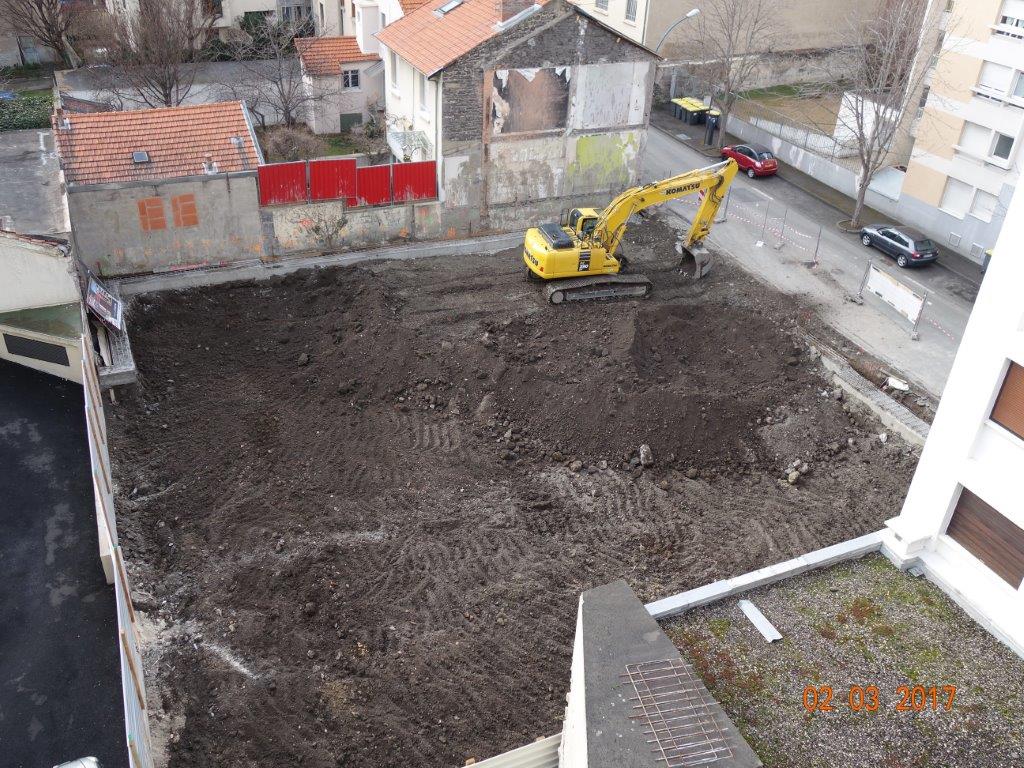 02-03-2017 - Terrassement en masse en cours