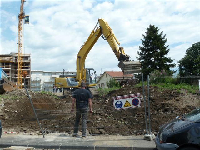04/07/2012 - Début travaux de terrassement