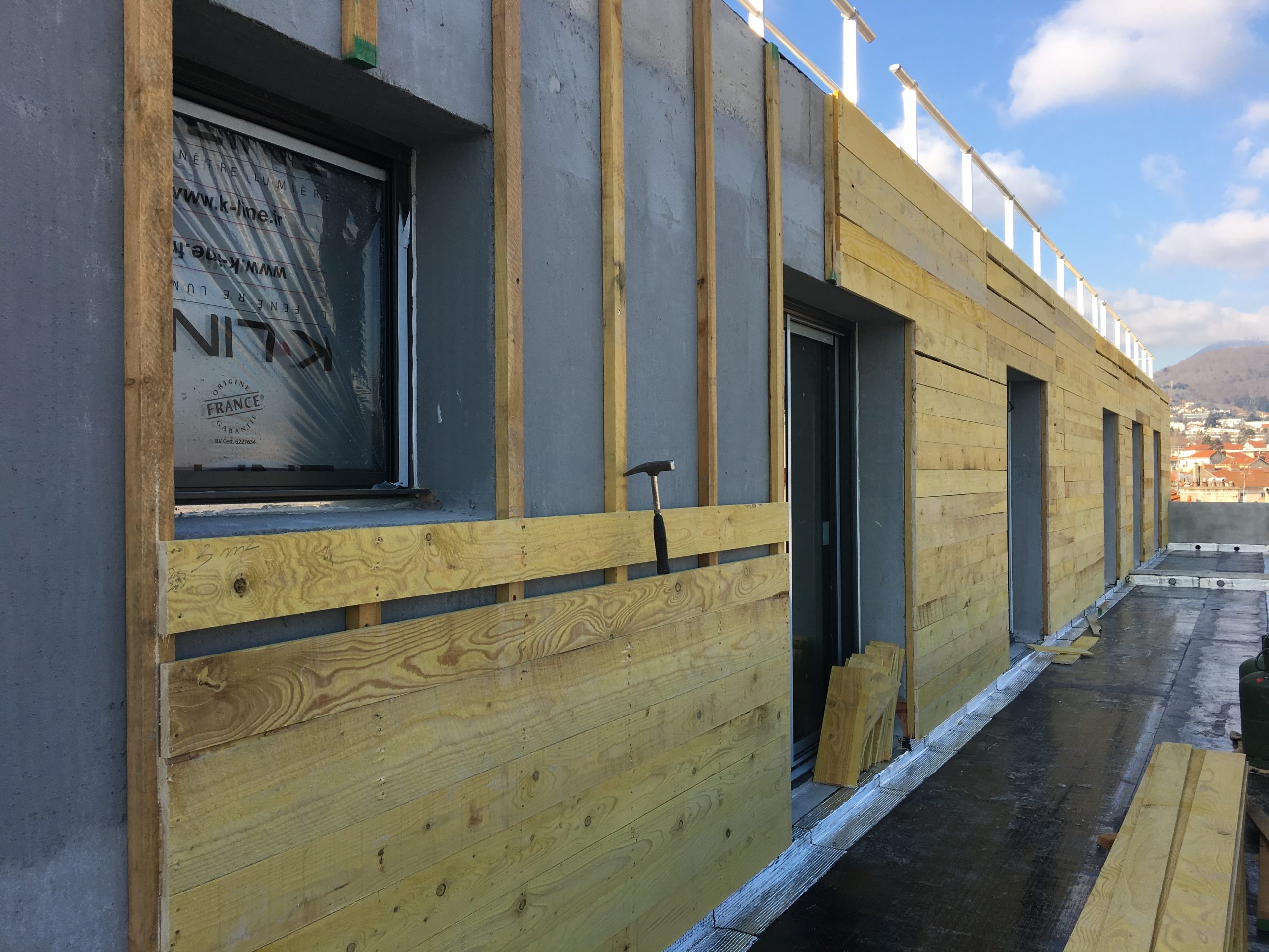 27-02-2018 - Préparation Bardage zinc