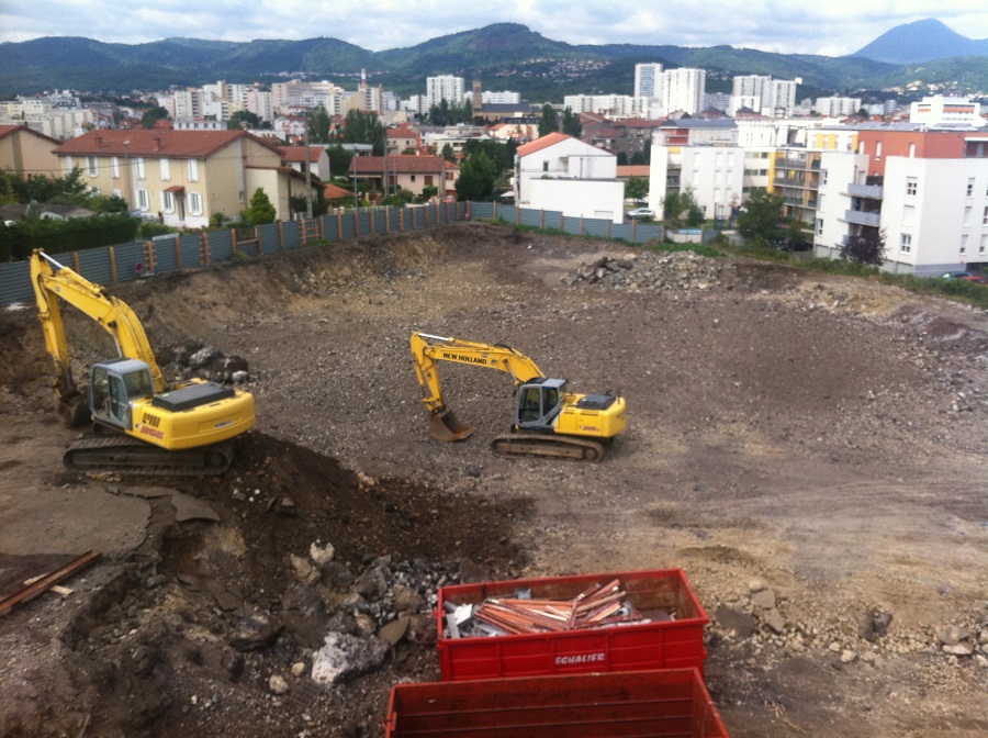 15/07/14 - Terrassement en cours
