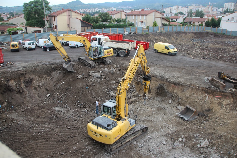 18/07/14 - Terrassement en cours