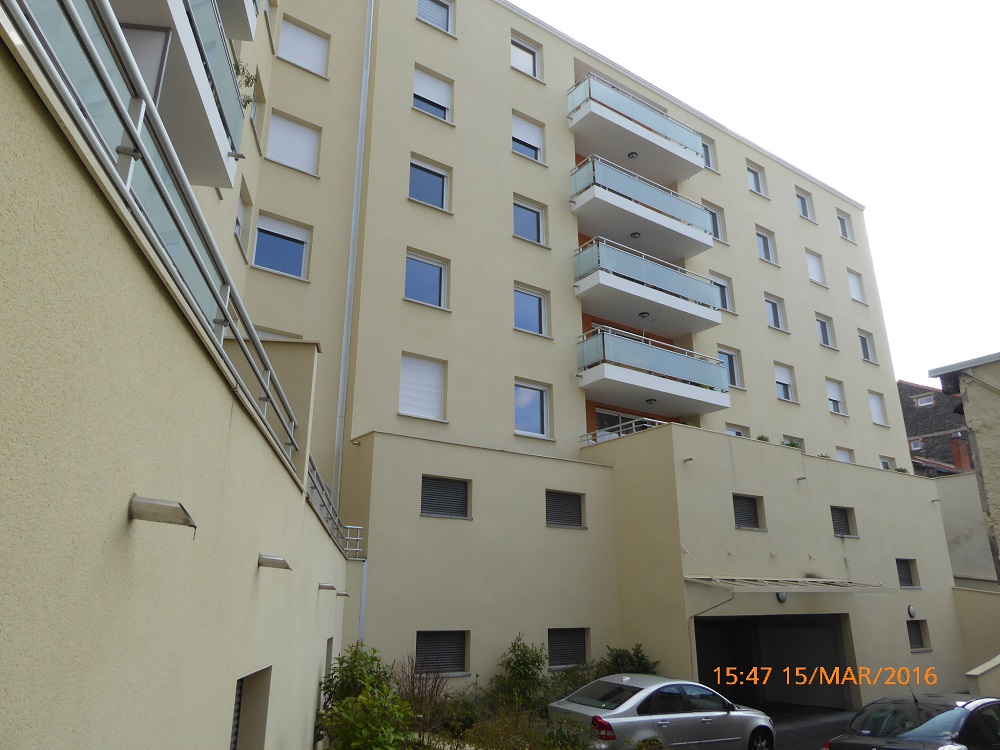 Vue sur façade arrière Résidence Coubertin 1