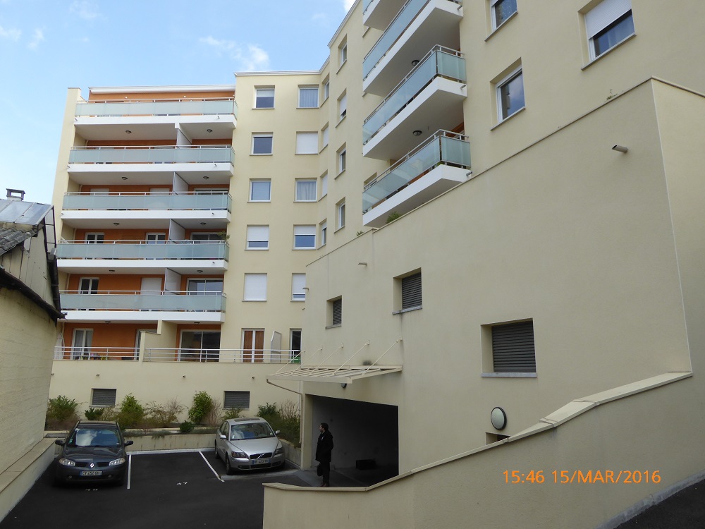 Vue sur façade arrière Résidence Coubertin 2