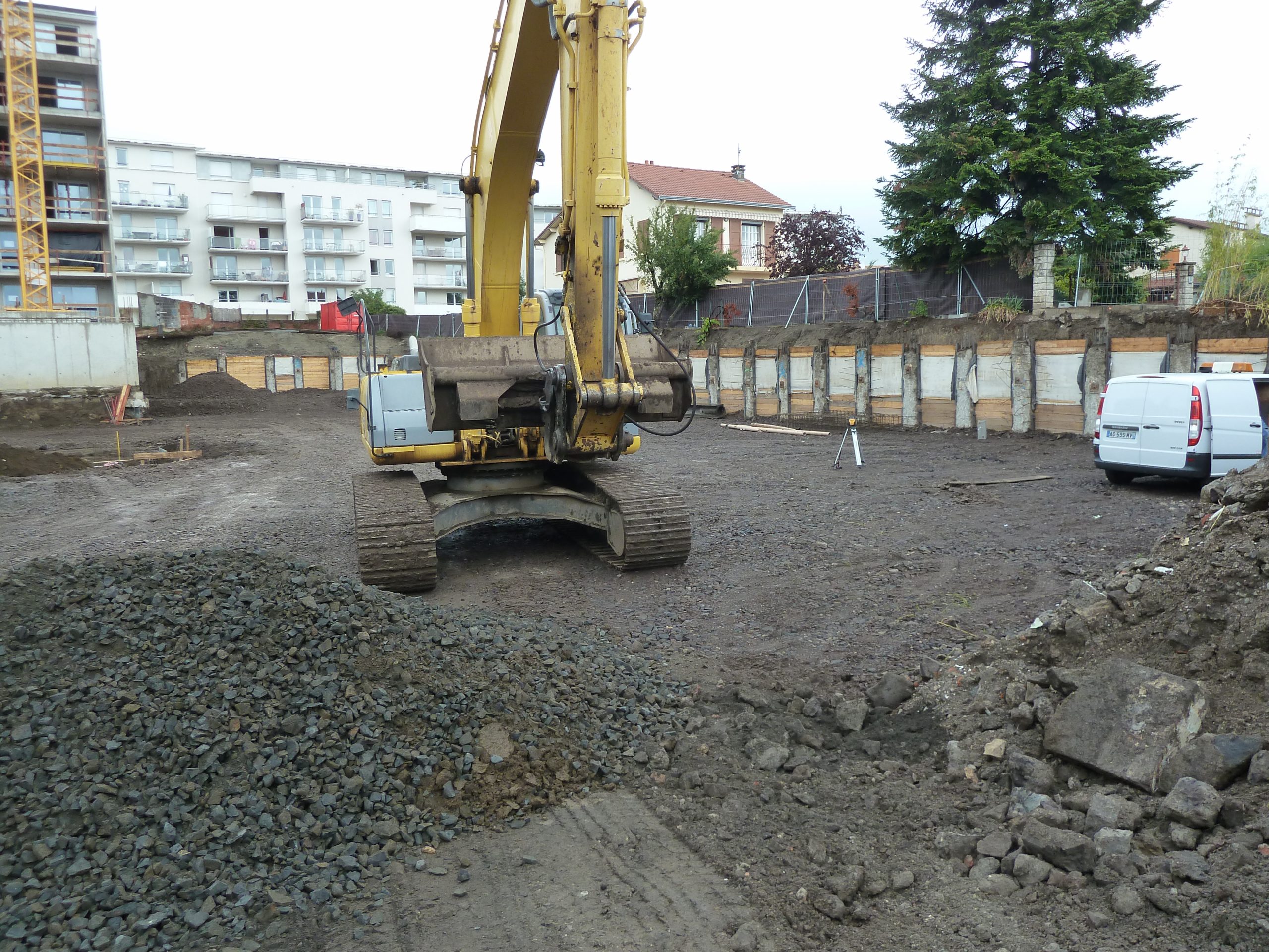 12/09/2012 - Fin des travaux de terrassement