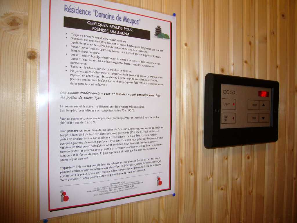 29/10/2009 - Sauna et salle de Fitness bâtiment B