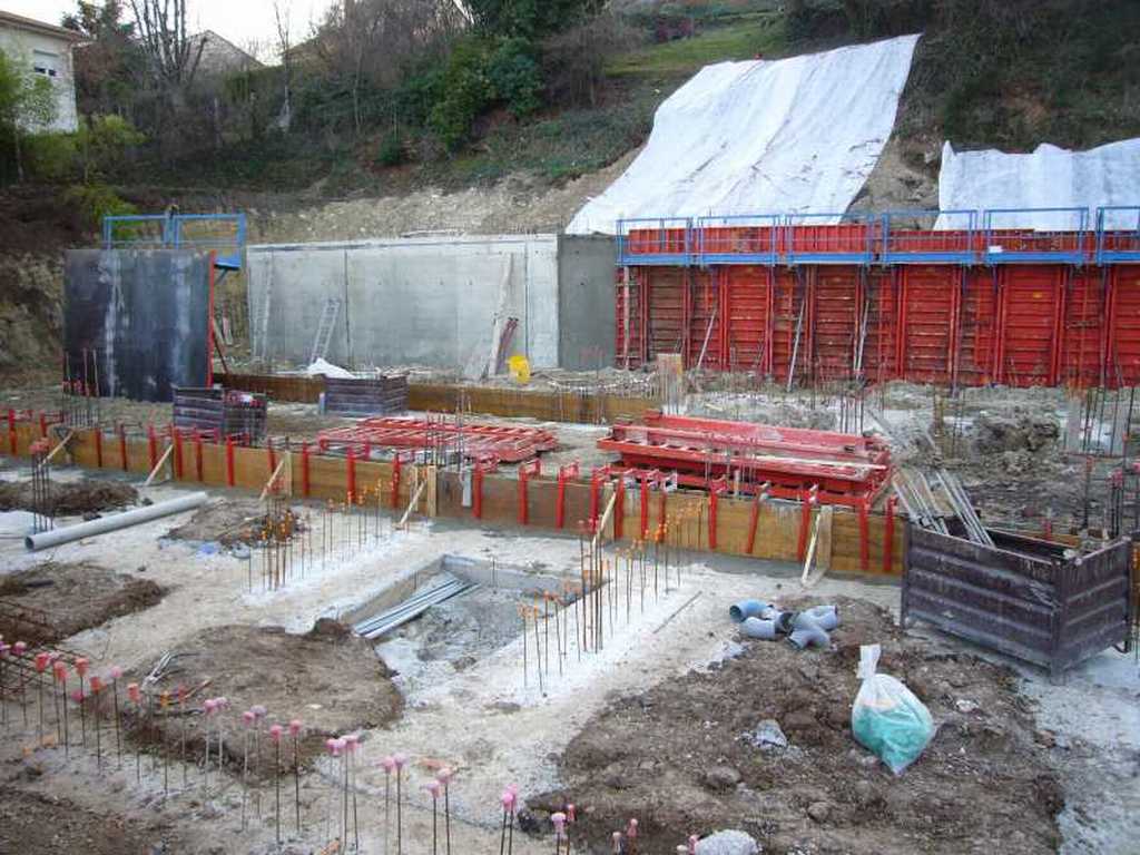 Maçonnerie bâtiment C