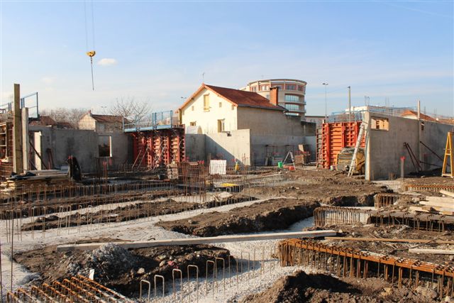 17/01/2012 - Fondations coulées / Elévation Murs Rez-de-Chaussée