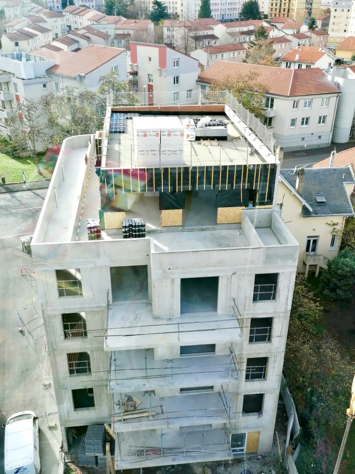 13-11-2020 - Ossature bois achevée