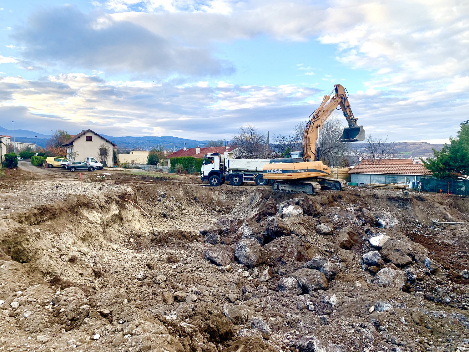 26-11-2020 Terrassement en cours