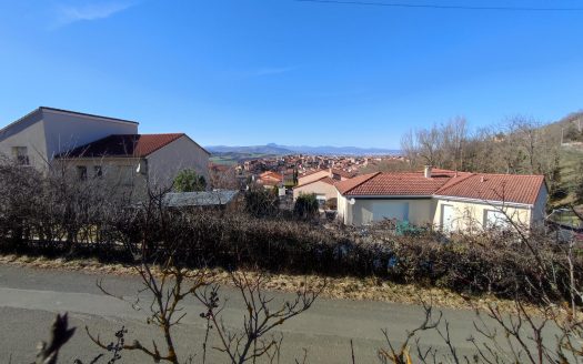 MIREFLEURS – Vue exceptionnelle, sur les hauteurs, Terrain à bâtir de 780 m2 avec garage double