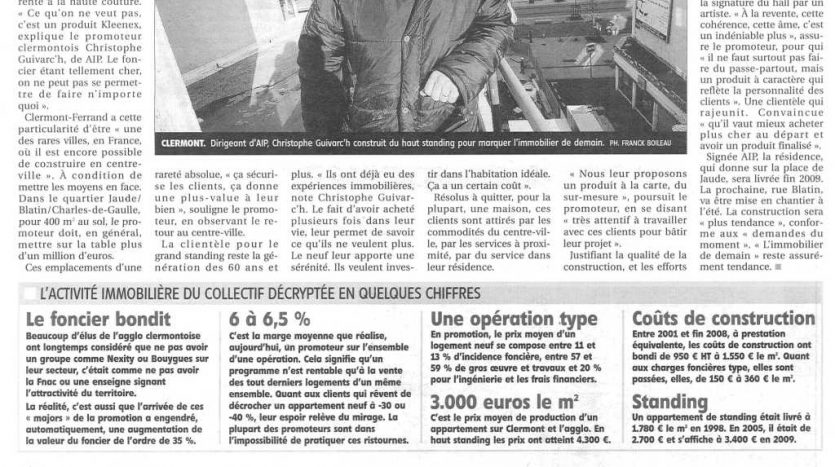 Il faut créer l'immobilier de demain