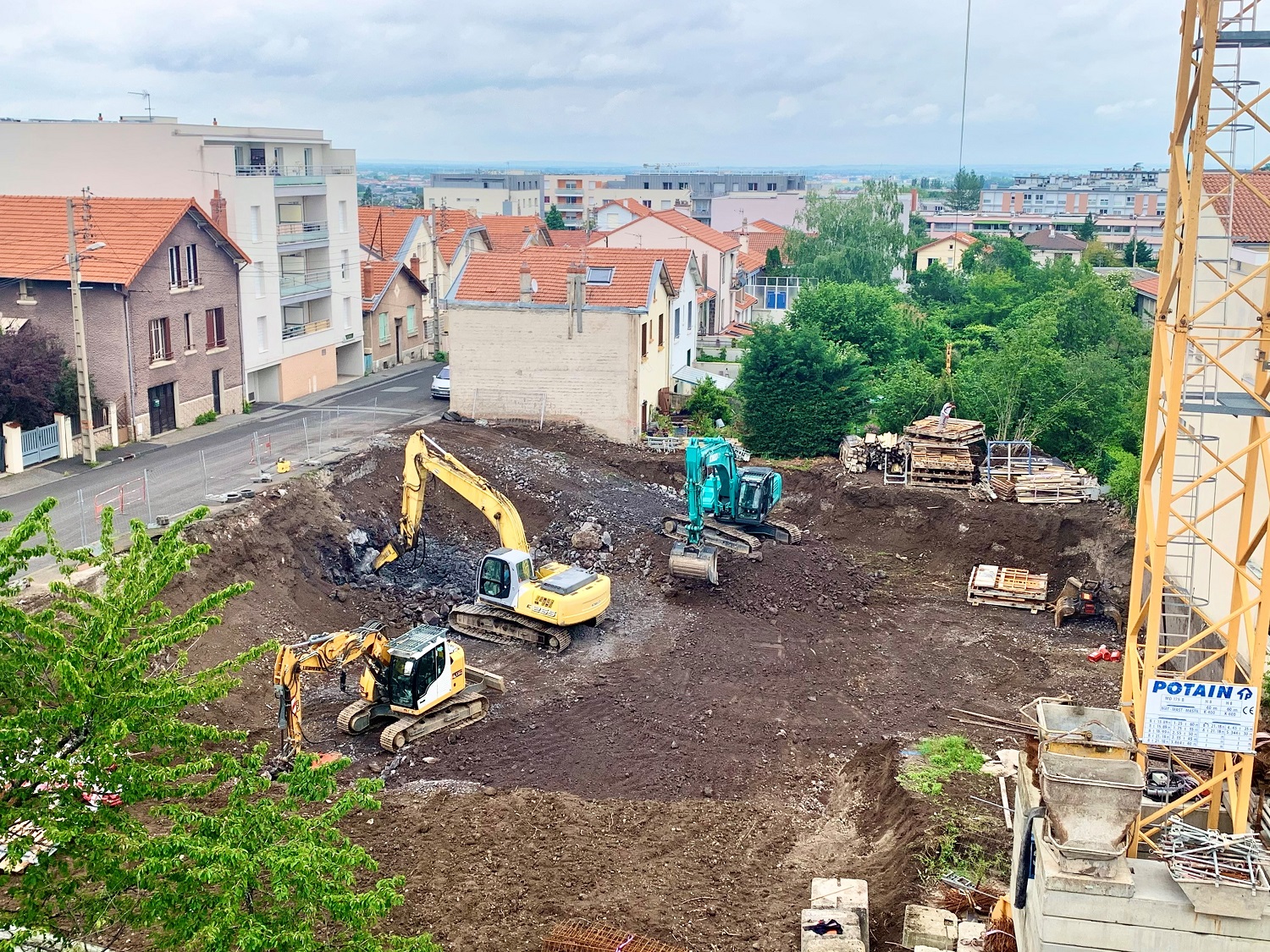 04-06-2021 - Terrassement achevé