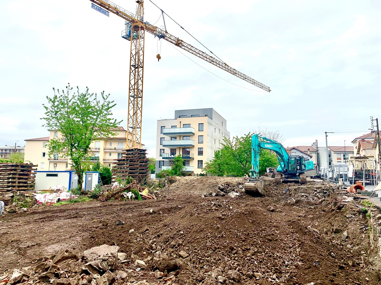 30-04-2021 - Terrassement en cours